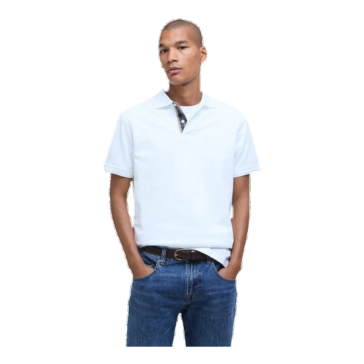 Barbour Premium Tartan Pique Polo Shirt sold by Coes product image thumbnail 2