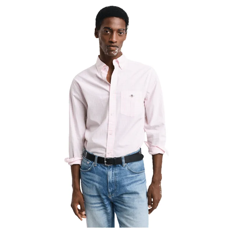GANT Classic Gingham Poplin Shirt sold by Coes