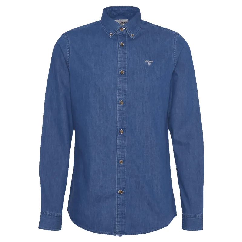 Barbour Chambray Crest Tailored Fit Shirt sold by Coes