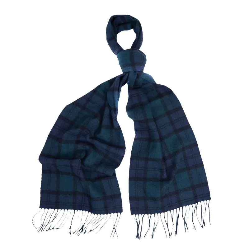 Barbour Tartan Lambswool Scarf sold by Coes
