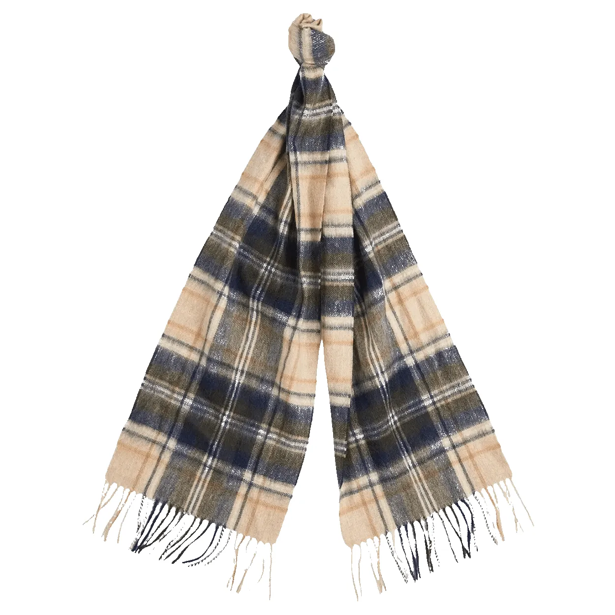 Barbour New Check Tartan Scarf sold by Coes
