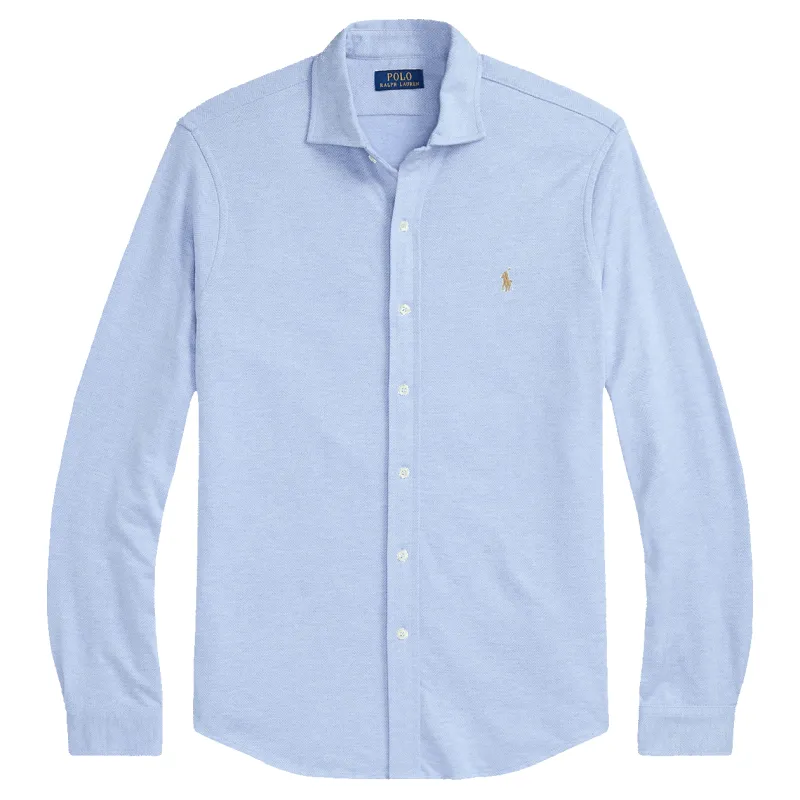 Polo Ralph Lauren Long Sleeve Herringbone Jersey Shirt sold by Coes