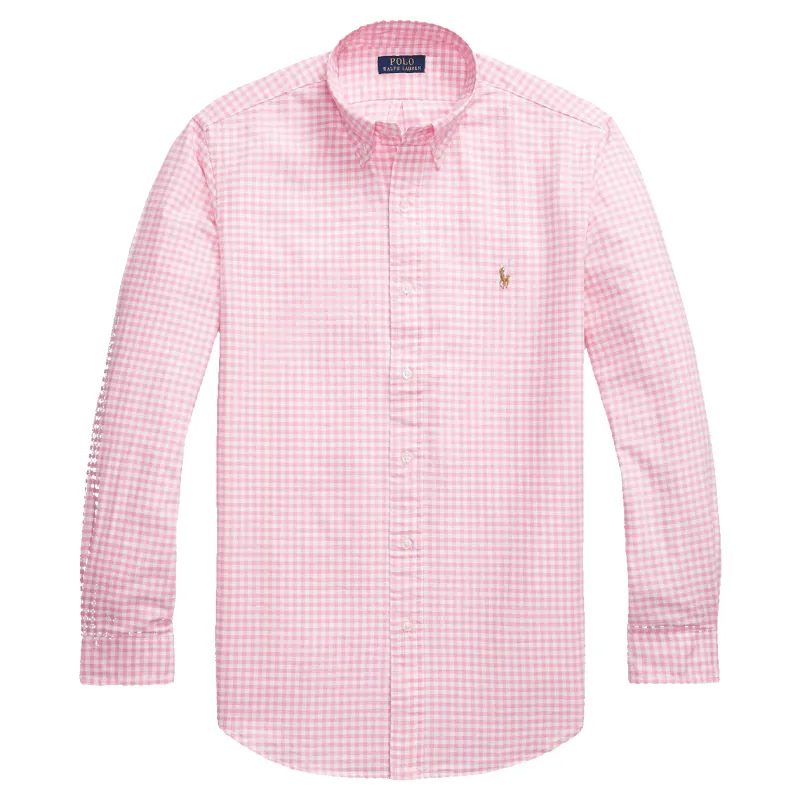 Polo Ralph Lauren Long Sleeve Gingham Oxford Shirt sold by Coes