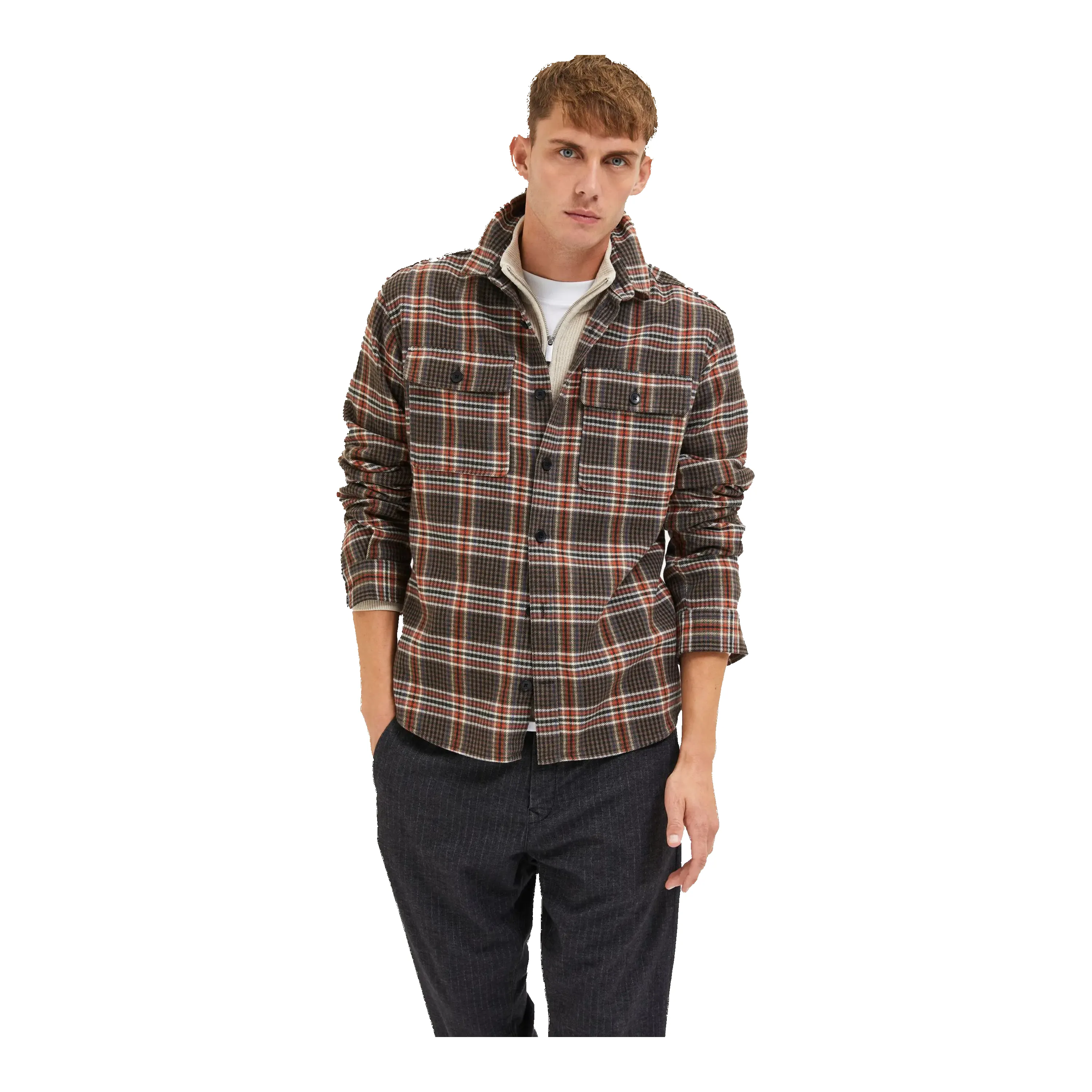 Selected Loosekasper Long Sleeve Overshirt sold by Coes product image thumbnail 3