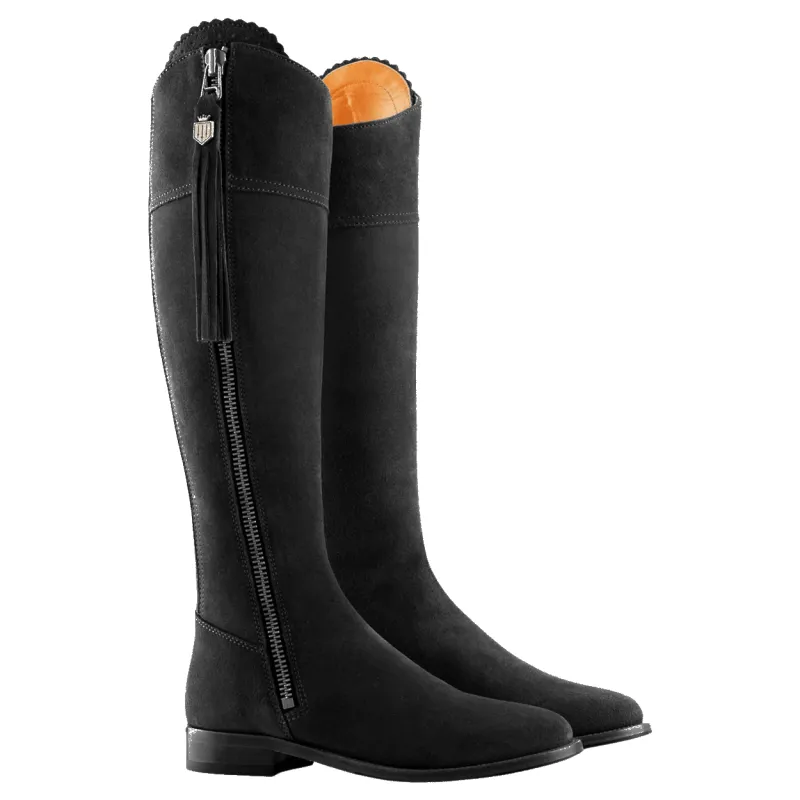 Fairfax & Favor Regina Suede Flat Boots for Women sold by Coes