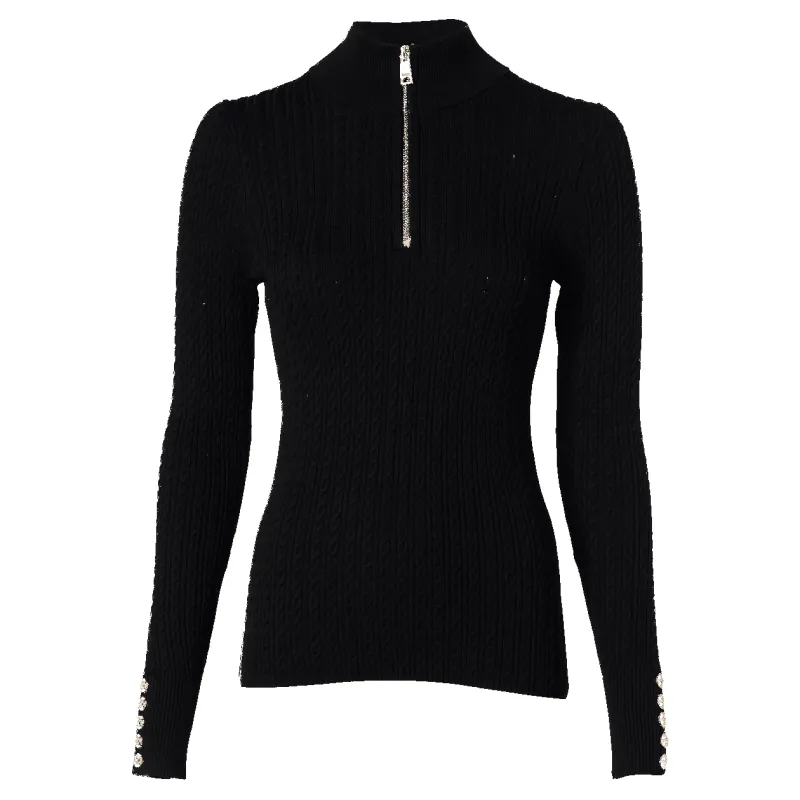 Holland Cooper Ava Half Zip Knit made by Coes