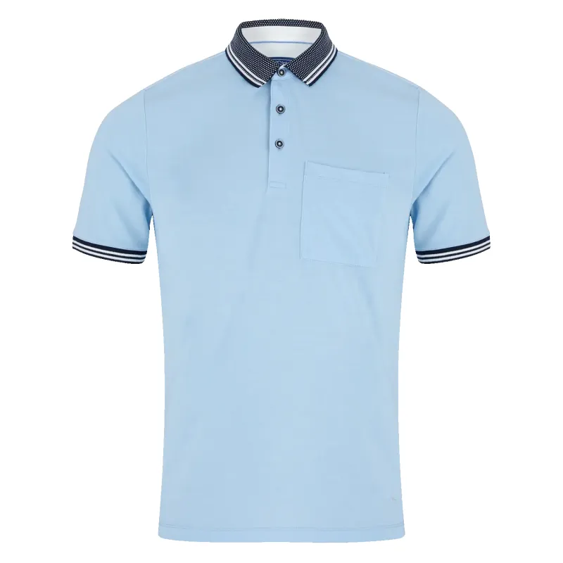 DG's Drifter Collar & Cuff Tipped Polo sold by Coes