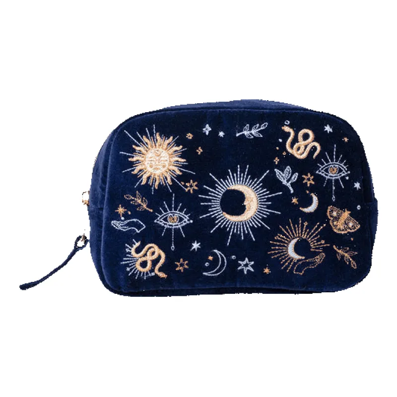 Elizabeth Scarlett Boho Mysticism Velvet Makeup Bag sold by Coes