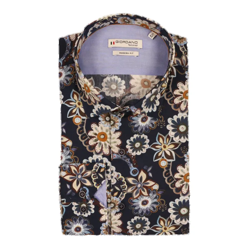 Giordano Big Flower Print Shirt sold by Coes