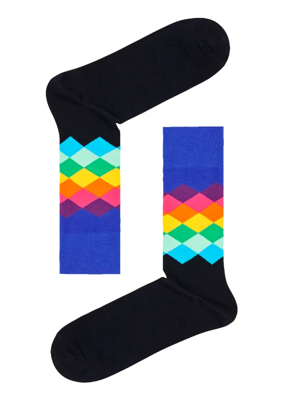 Happy Socks 4-Pack Black Week Big Dot Gift Set Sock sold by Coes