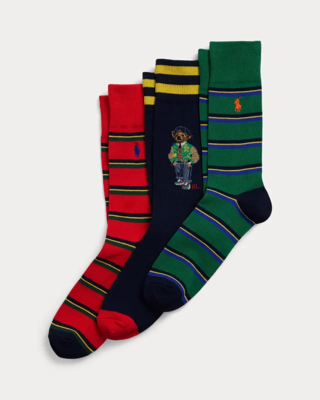 Polo Ralph Lauren Crew Sock Gift Box made by Coes