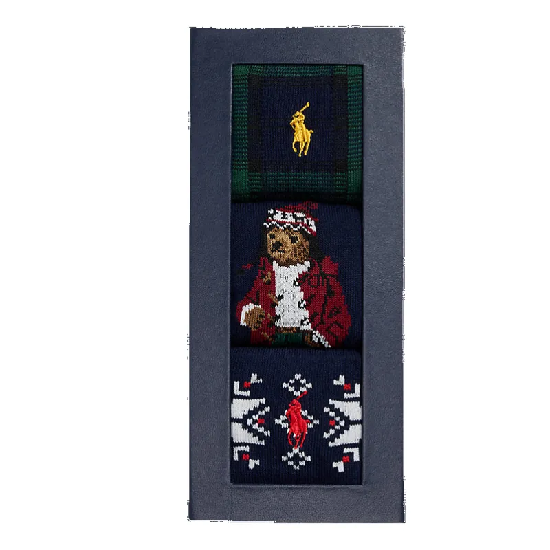 Polo Ralph Lauren Crew Sock Gift Box made by Coes