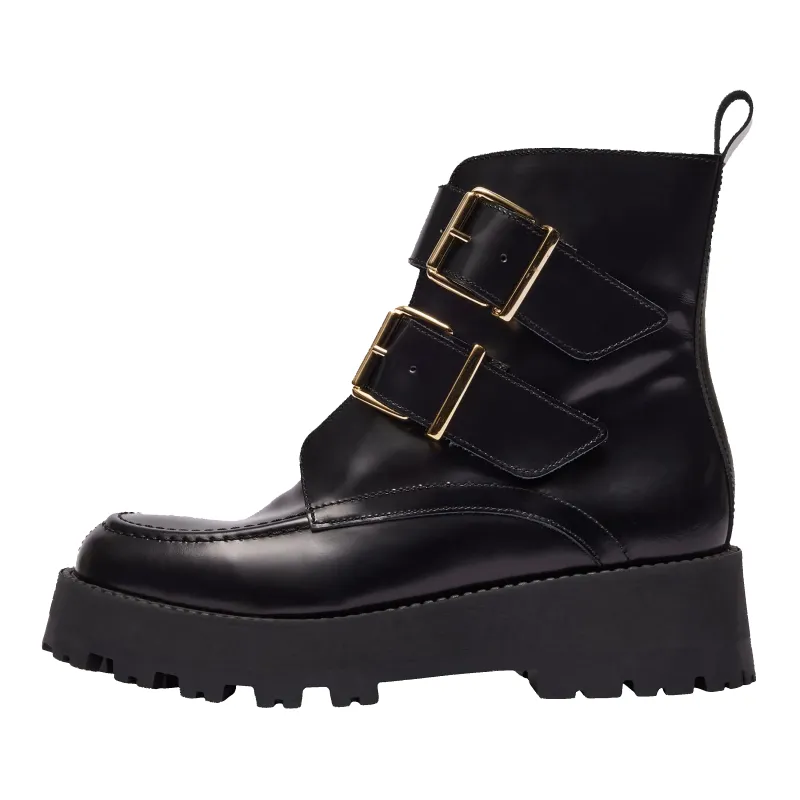 Selected Femme Cora Buckle Polido Boots sold by Coes