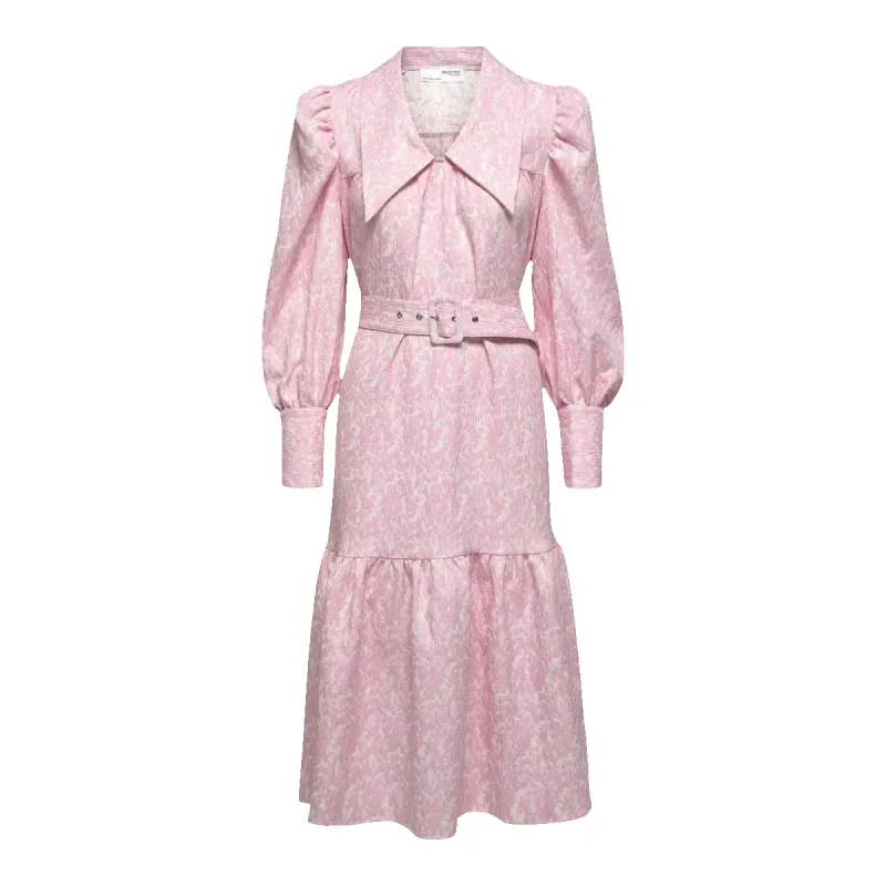 Selected Femme Balloon Sleeved Midi Dress sold by Coes