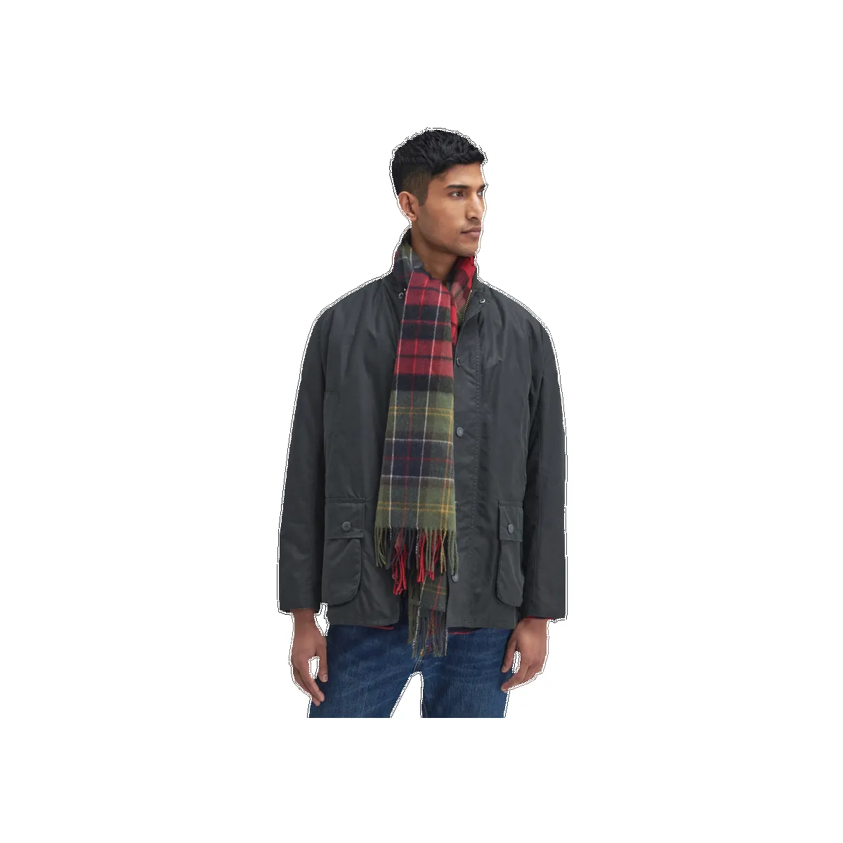 Barbour Brack Patchwork Tartan Scarf sold by Coes product image thumbnail 2
