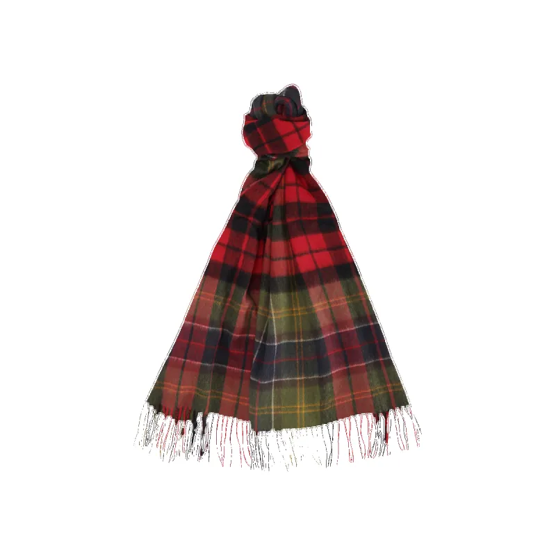 Barbour Brack Patchwork Tartan Scarf sold by Coes