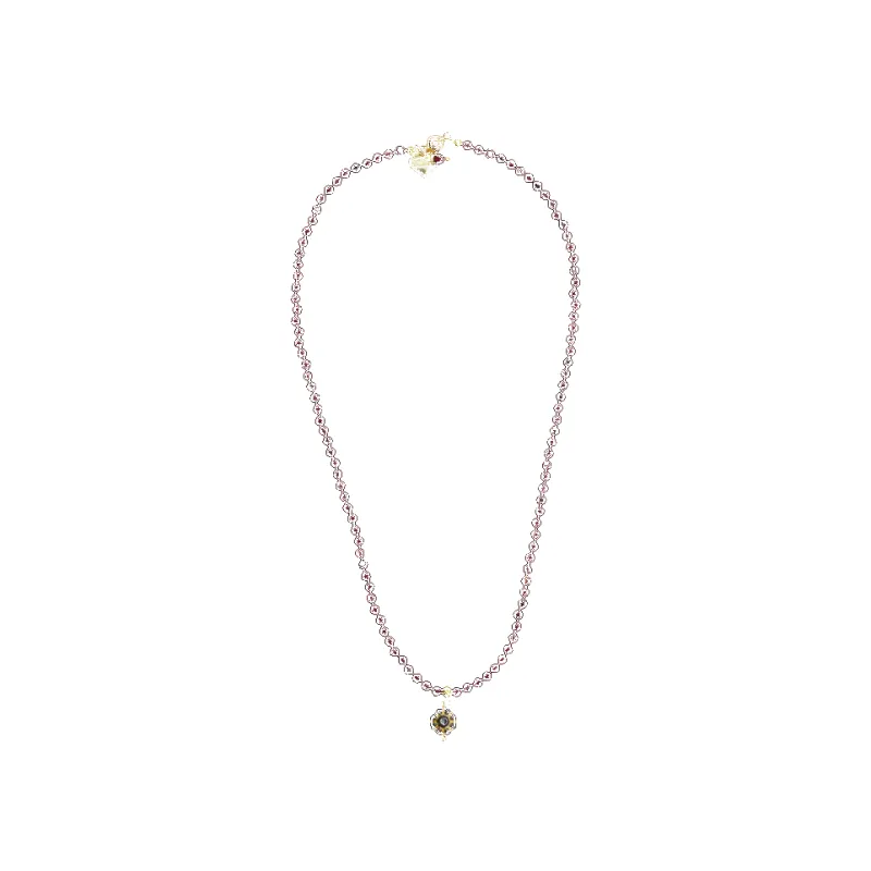 Rosie Fox Garnet Gemstone Belle Necklace made by Coes