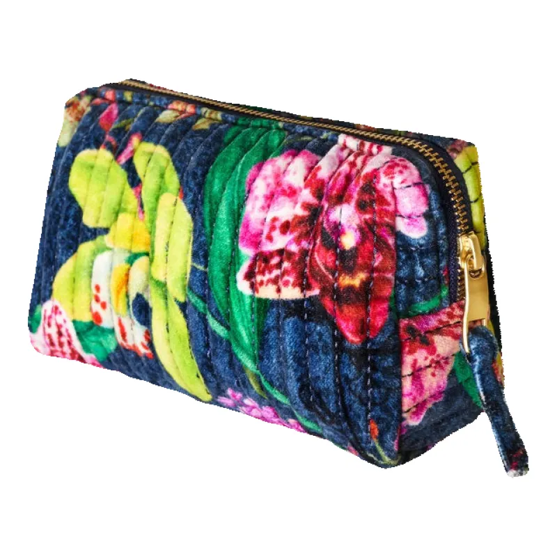 Powder Exotic Evening in Ink Quilted Vanity Bag sold by Coes