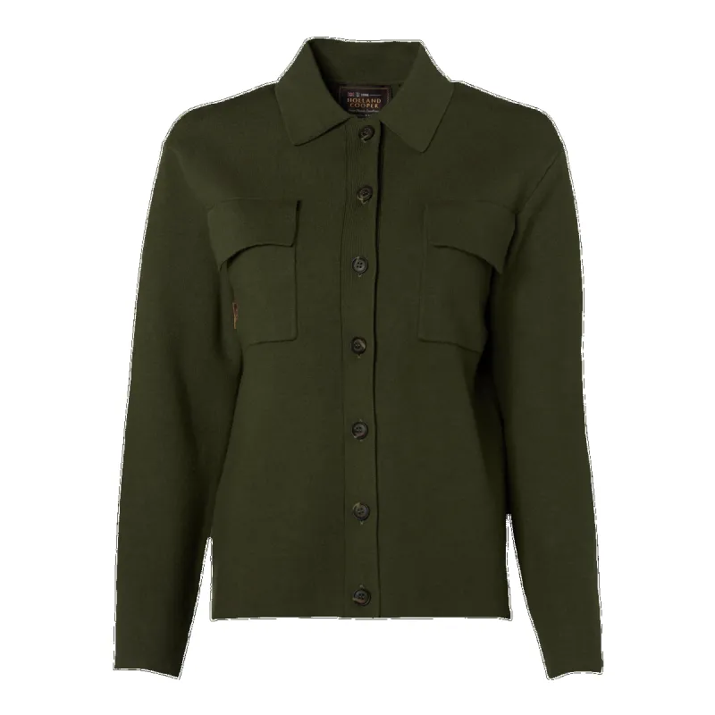 Holland Cooper Maria Knitted Overshirt sold by Coes