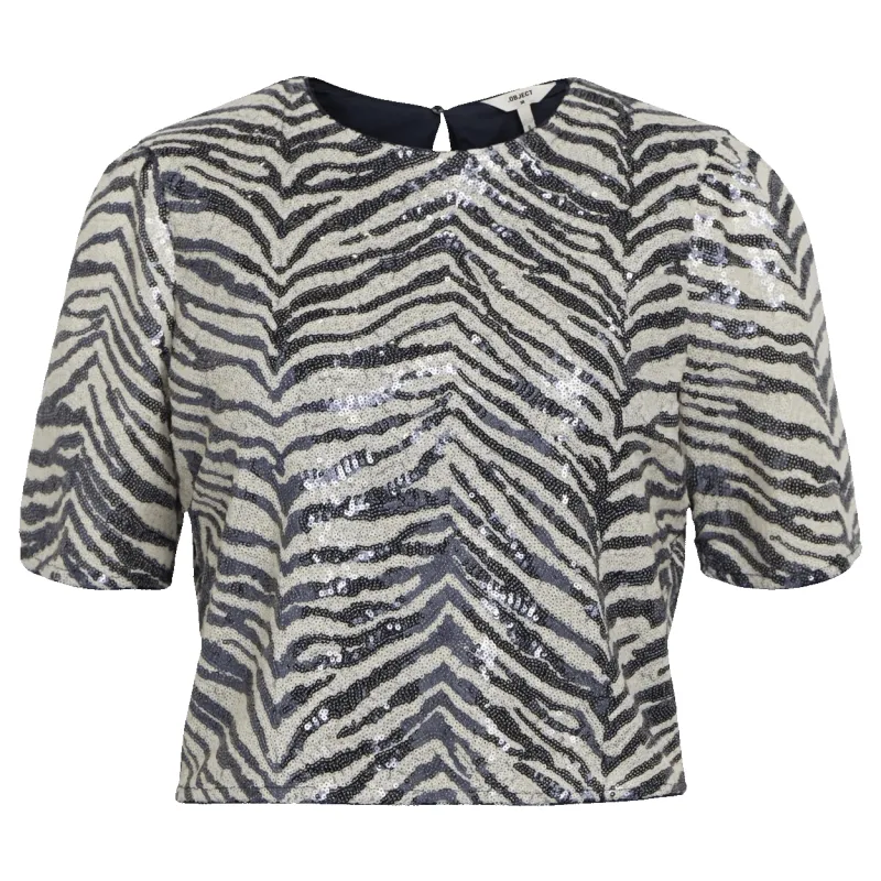 Object Nidia Sequin Top sold by Coes