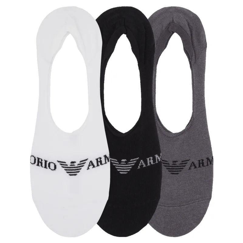 Emporio Armani 3-Pack Footie Socks made by Emporio Armani