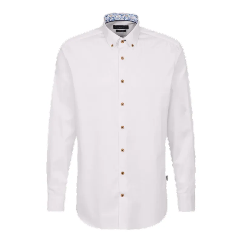 Bugatti Trim Detail Long Sleeve Shirt sold by Coes