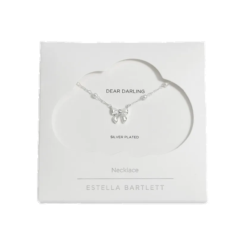 Estella Bartlett Pearl & Bow Chain Necklace sold by Coes product image thumbnail 2