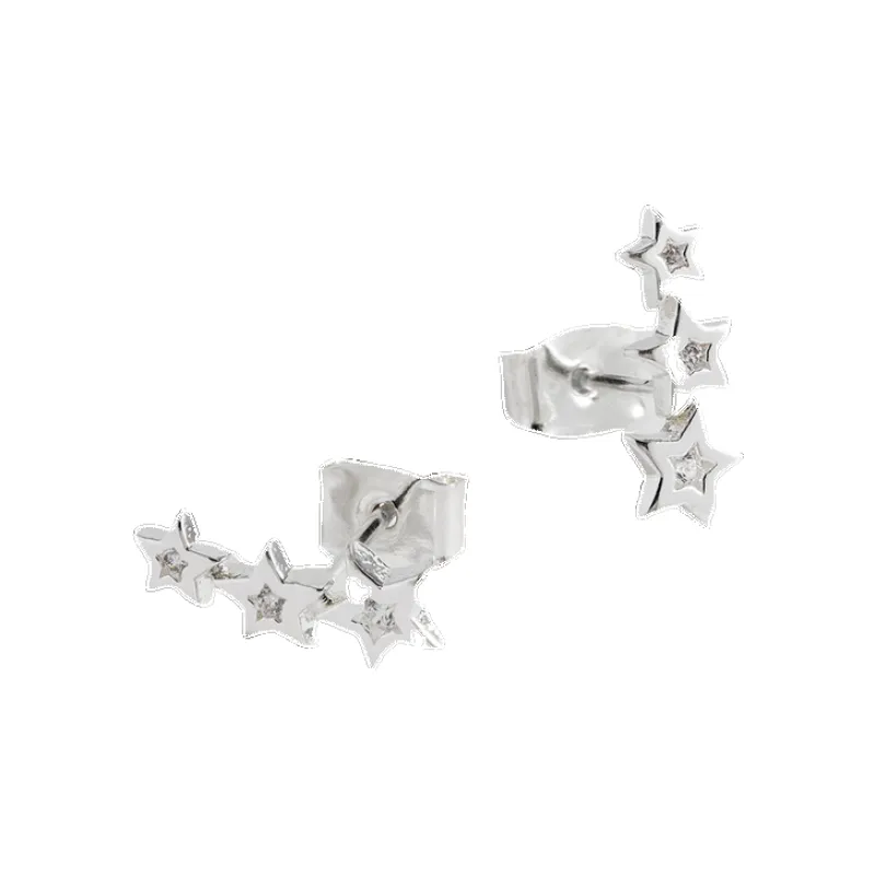 Estella Bartlett CZ Star Stud Crawler Earrings sold by Coes