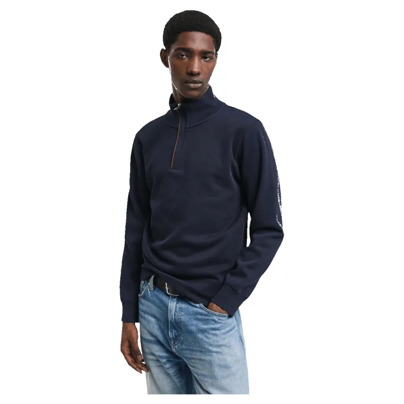 GANT Sacker Rib Half Zip Sweatshirt sold by Coes