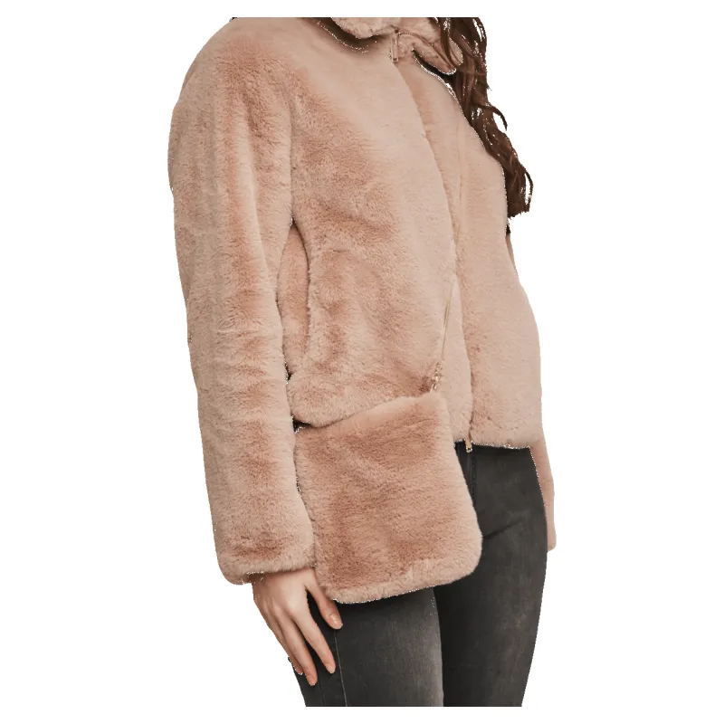 Rino & Pelle Doxy Small Faux Fur Shoulder Bag sold by Coes