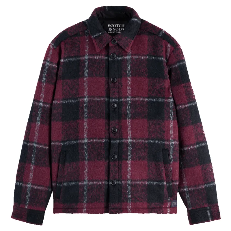 Scotch & Soda Padded Flannel Overshirt sold by Coes