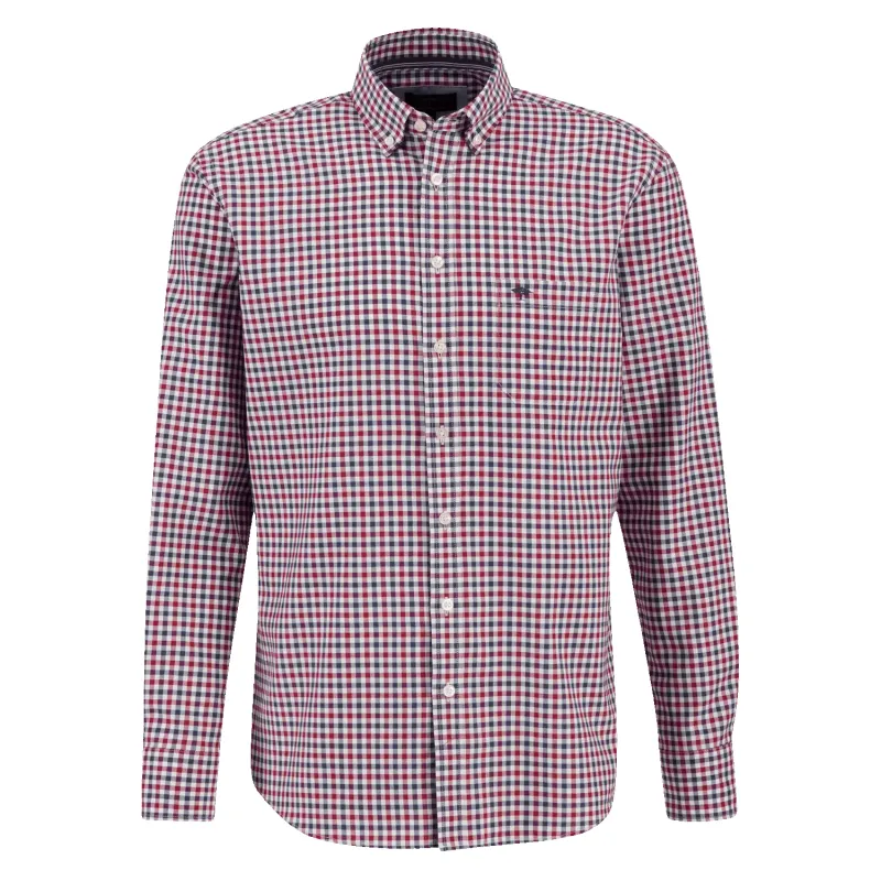 Fynch-Hatton Oxford Combi Shirt sold by Coes