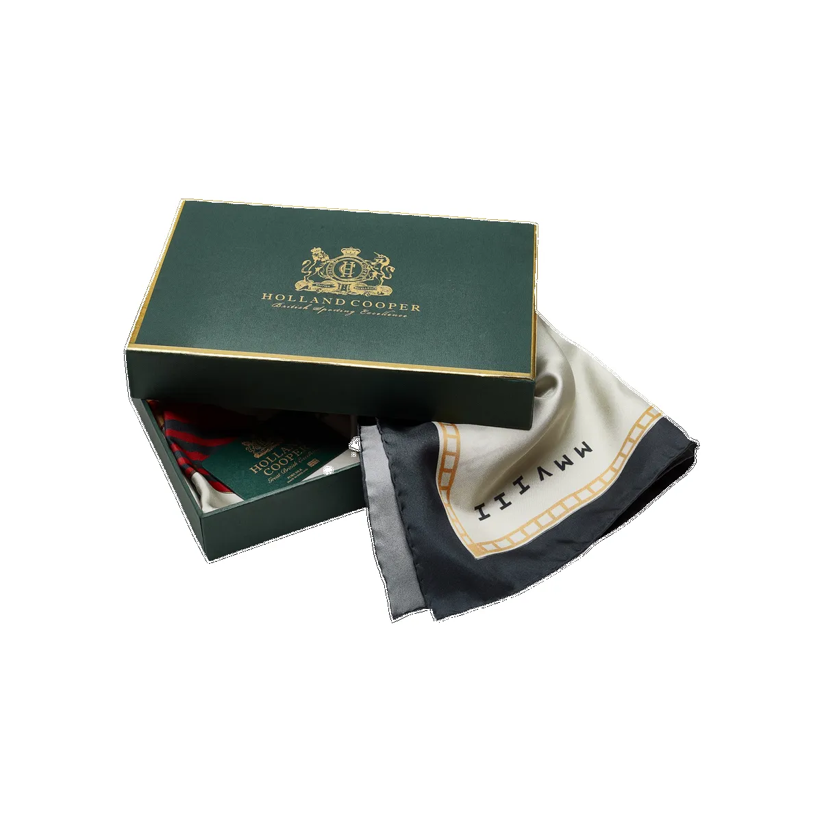 Holland Cooper Nine Horse Silk Scarf sold by Coes product image thumbnail 2