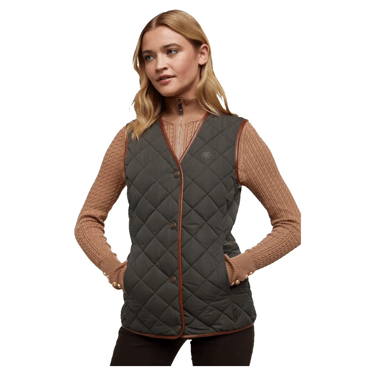 Holland Cooper Adlestrop Gilet sold by Coes product image thumbnail 3