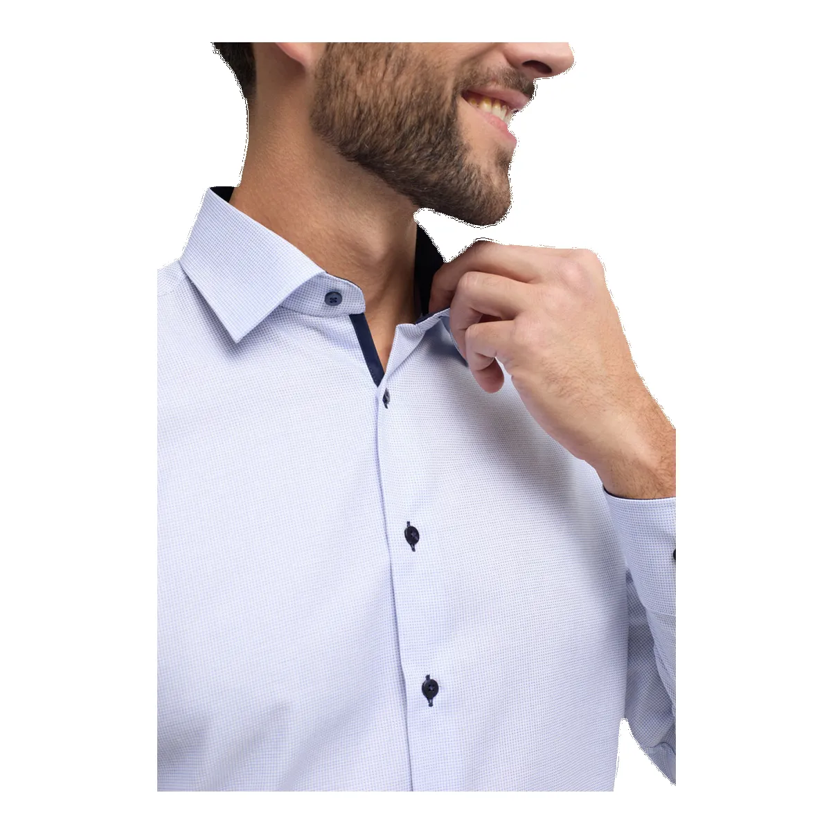 Eterna Long Sleeve Neat Patterned Formal Shirt sold by Coes product image thumbnail 4