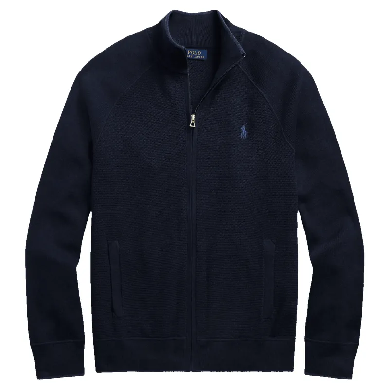 Polo Ralph Lauren Long Sleeve Full Zip Knit Jumper made by Polo by Ralph Lauren