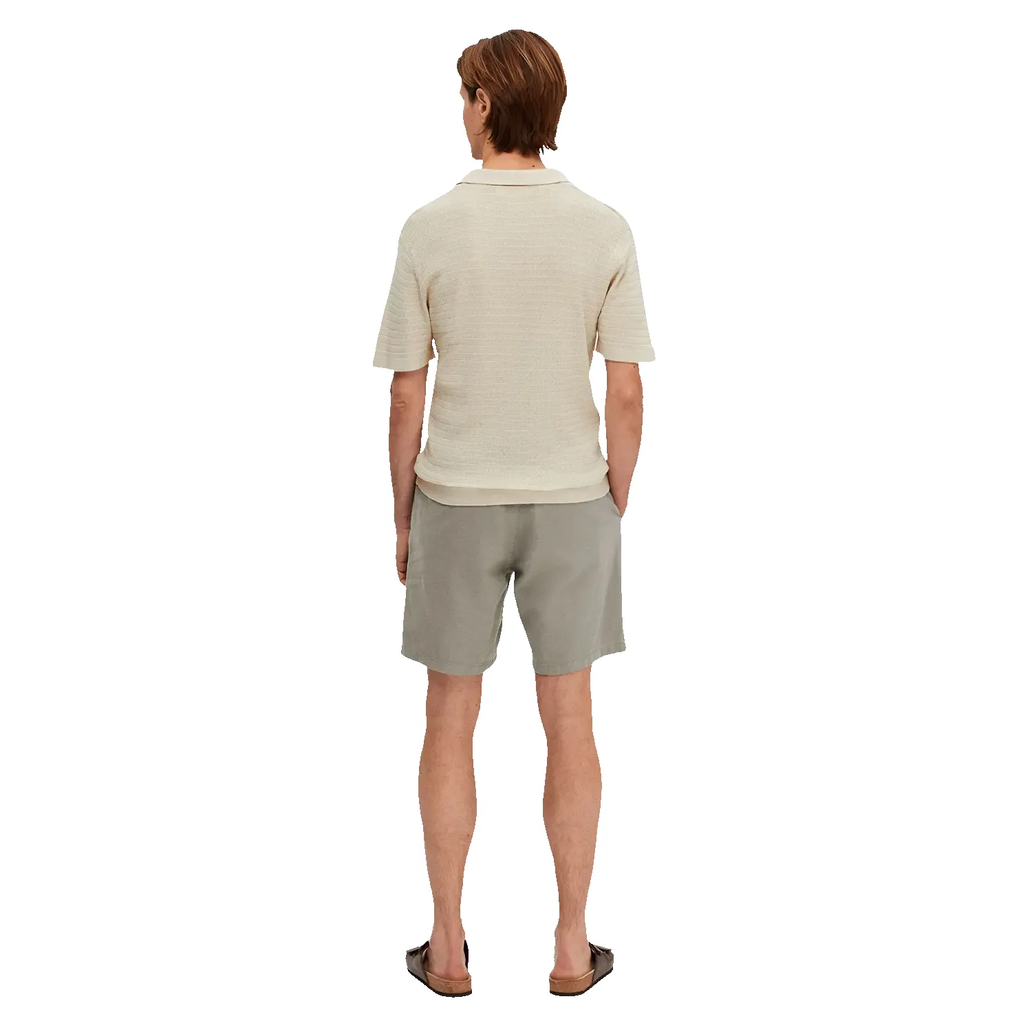Selected Owen Short Sleeve Knit Polo Shirt sold by Coes product image thumbnail 4