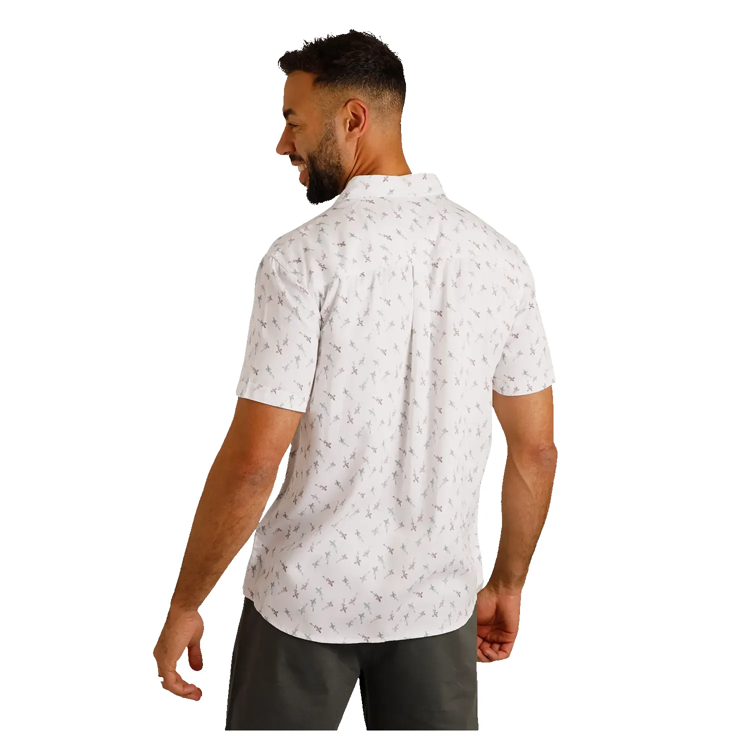 Weird Fish Keilor Short Sleeve Printed Tencel Shirt sold by Coes product image thumbnail 4