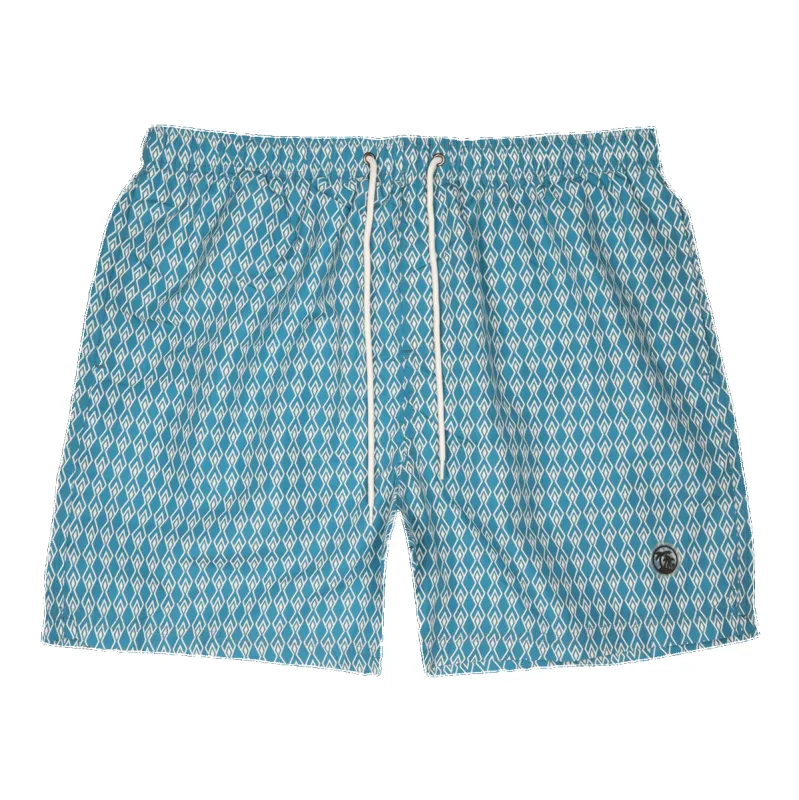 Espionage Print Swim Shorts sold by Coes