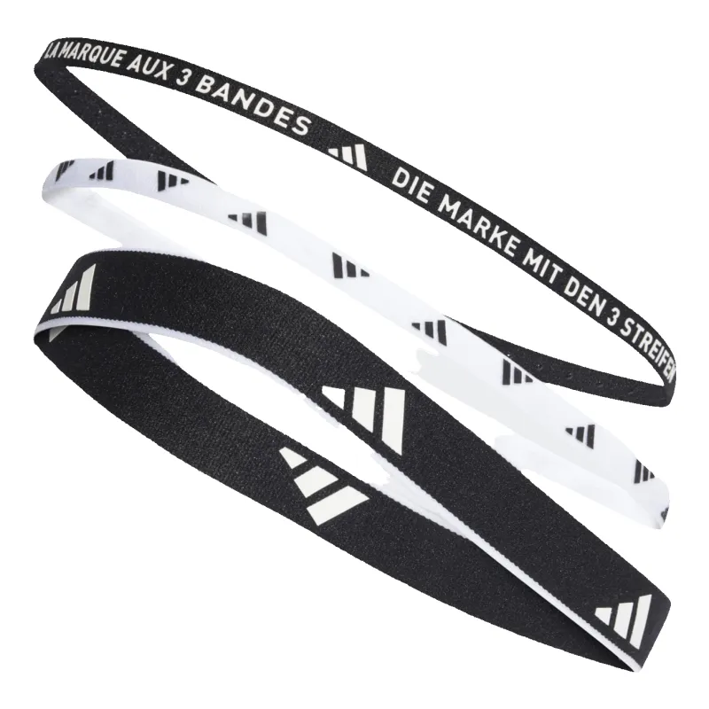 Adidas Multiple Width Training Headbands 3 Per Pack made by Adidas