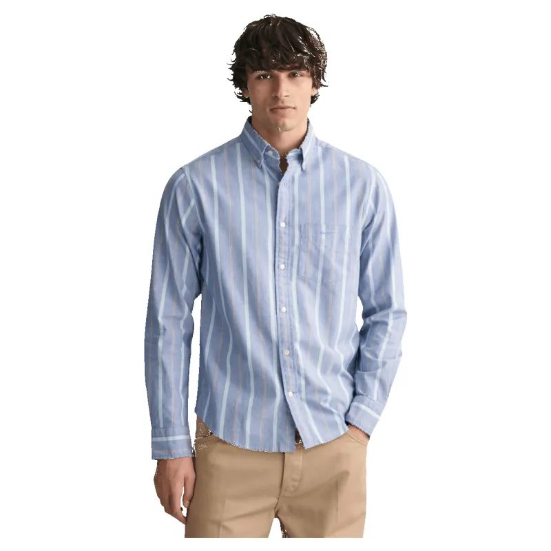 GANT Regular Fit Archive Oxford Stripe Shirt sold by Coes
