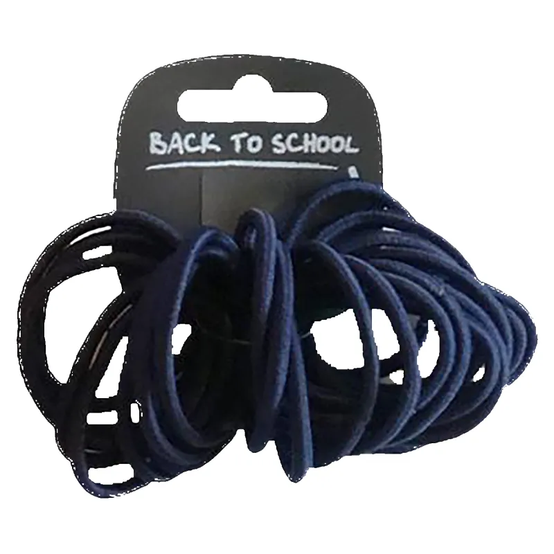 Bobbles/Endless Elastics Plain in Navy sold by Coes