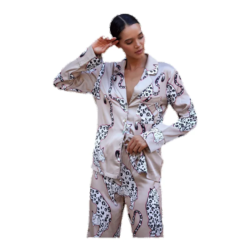The Night Store Satin Trouser Pyjamas Set sold by Coes