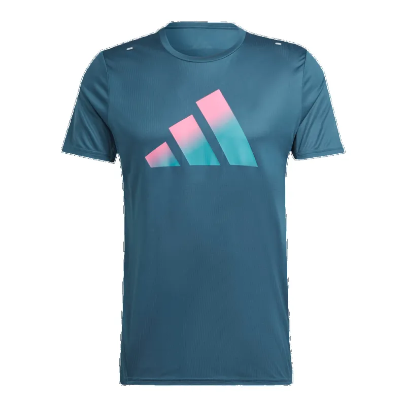 Adidas Run Icon 3 Bar T-Shirt made by Adidas