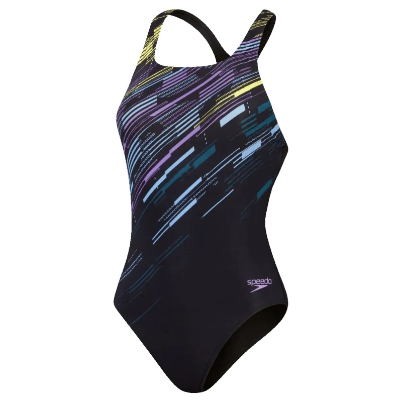 Speedo Digital Print Medallist Swimsuit sold by Coes