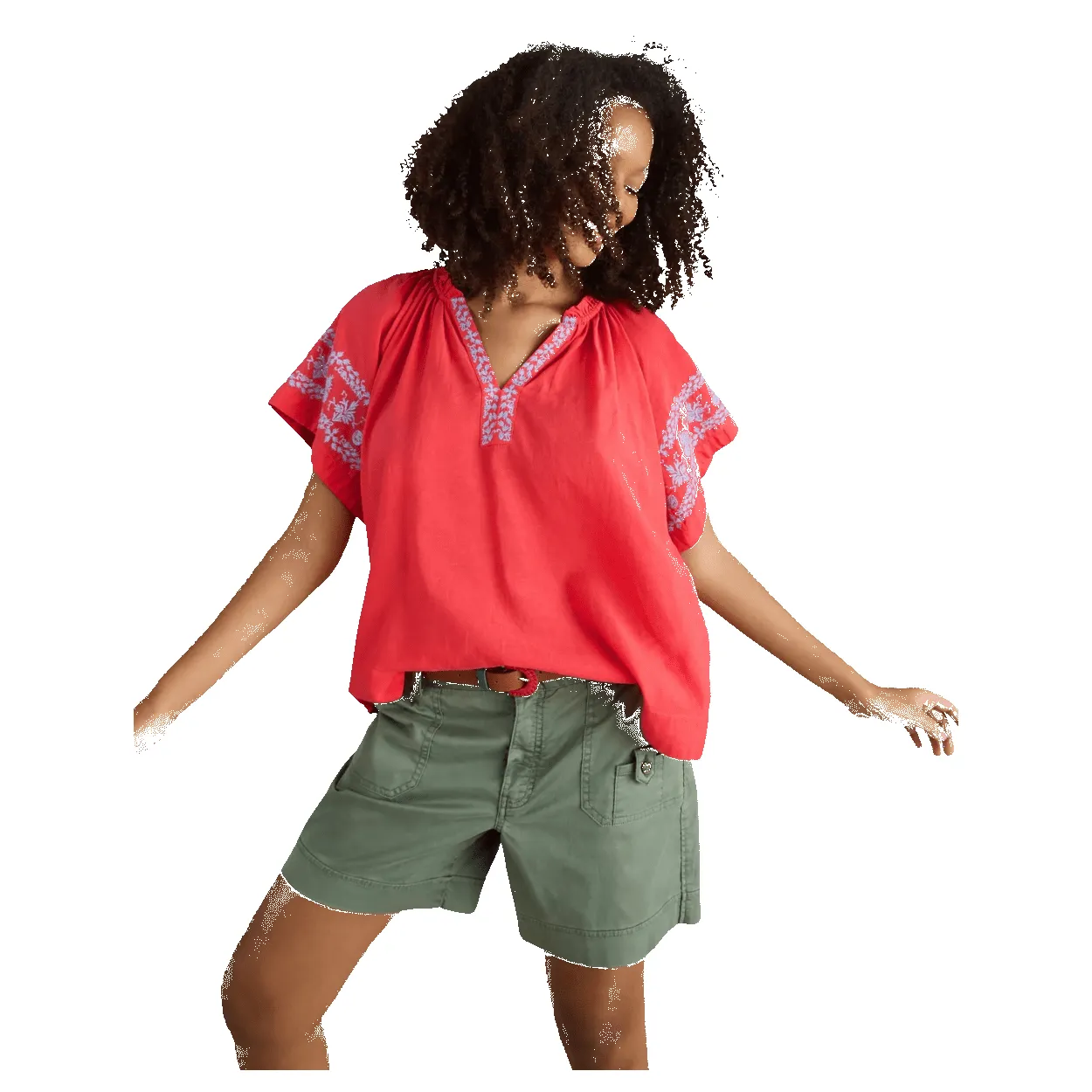 White Stuff Anna Cotton Embroidered Top sold by Coes product image thumbnail 2