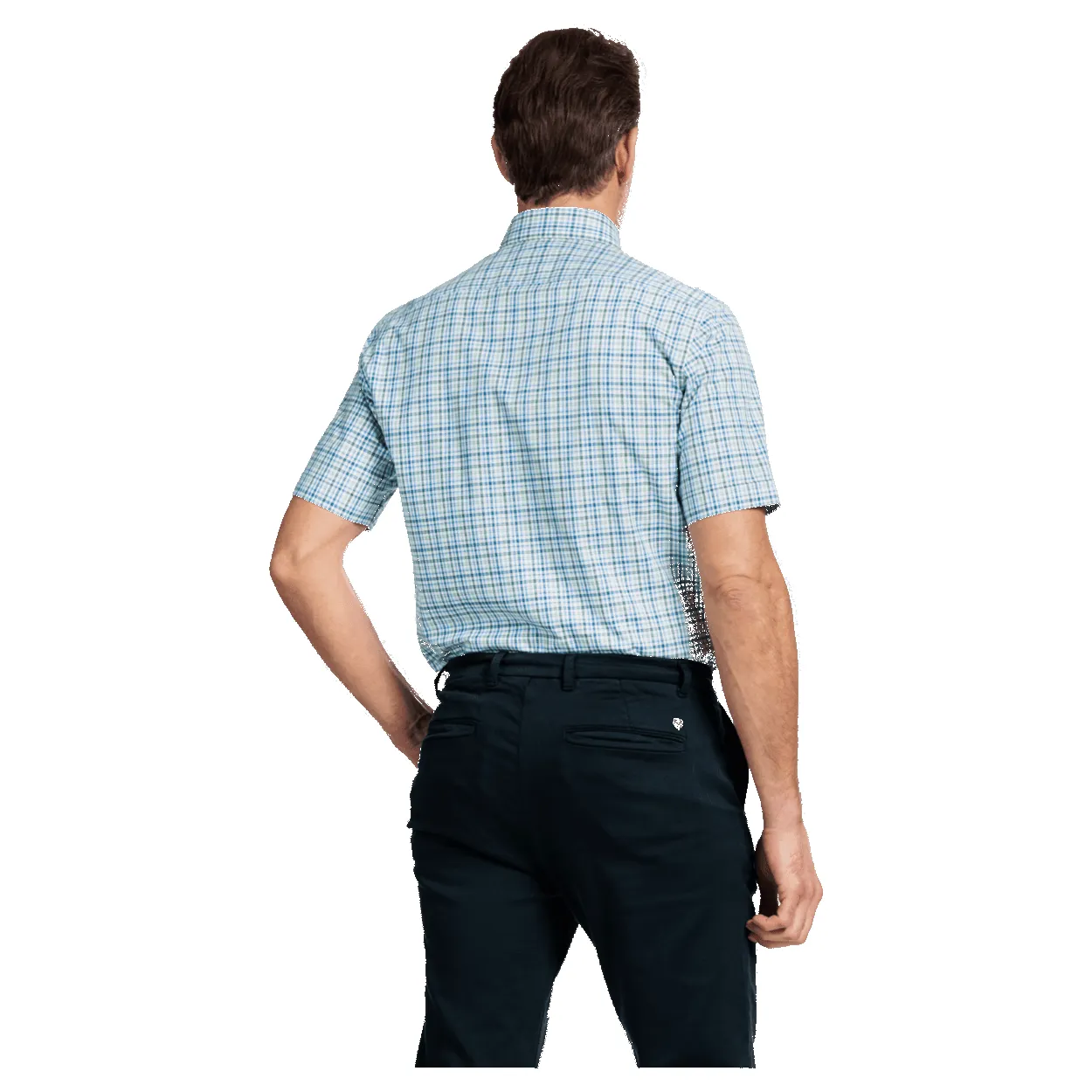 Giordano Short Sleeve Checked Shirt sold by Coes product image thumbnail 2