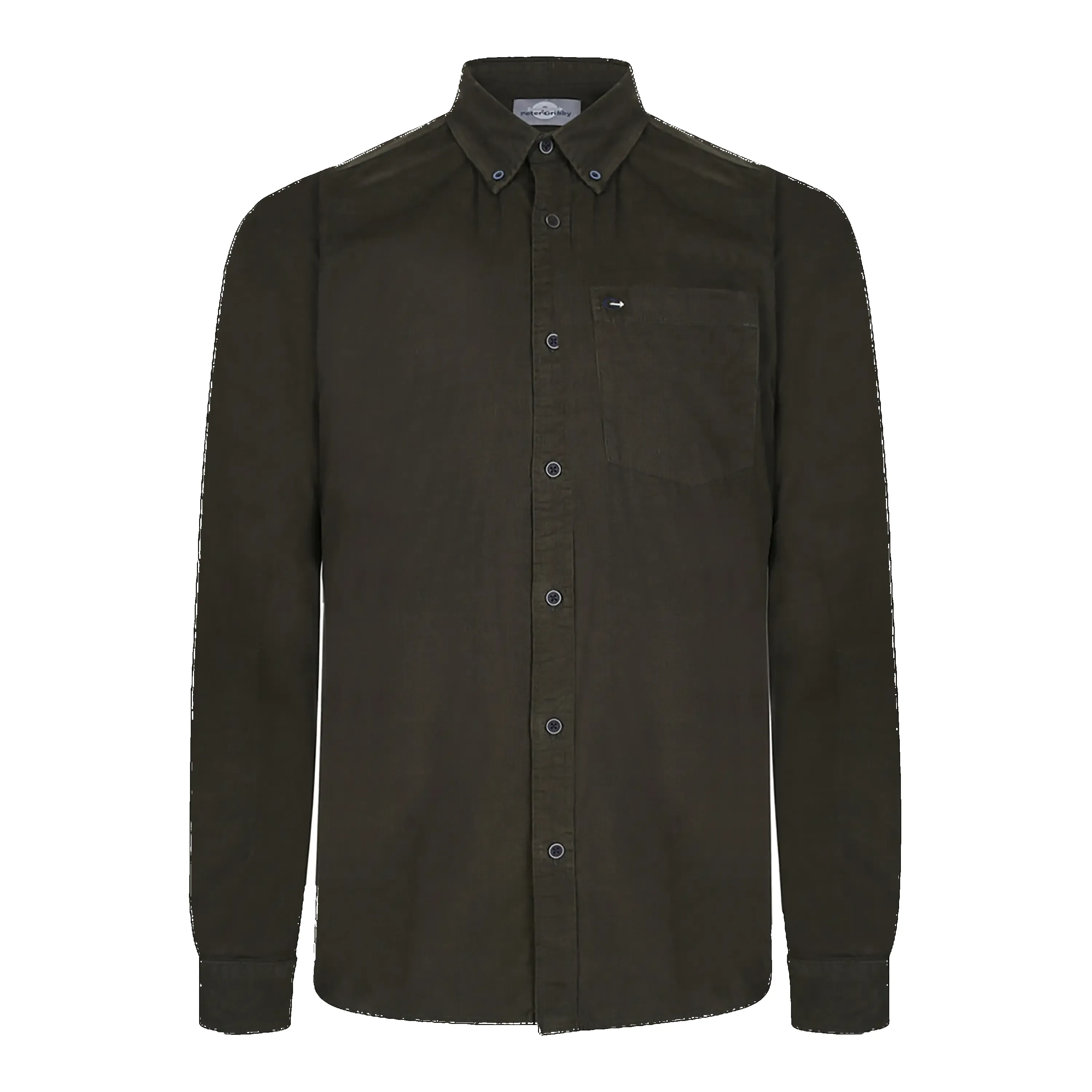 Peter Gribby Needle/Fine Cord Button Down Shirt sold by Coes product image thumbnail 2