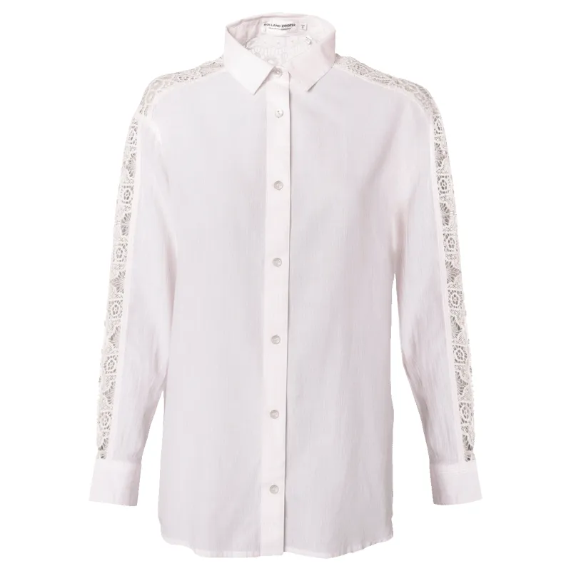 Holland Cooper Oversized Cotton Lace Shirt made by Holland Cooper