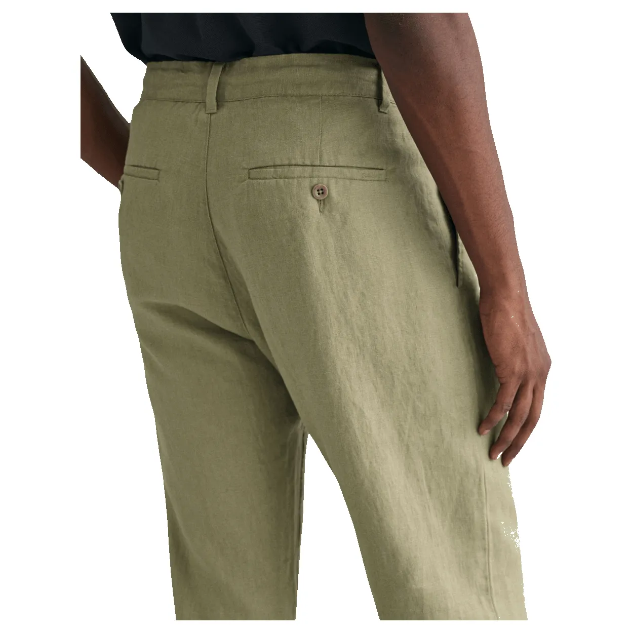 GANT Relaxed Linen Drawstring Trousers sold by Coes product image thumbnail 4
